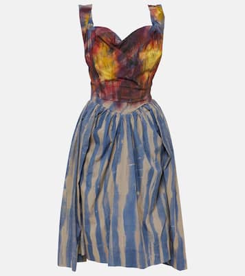 Sunday striped cotton corset dress | Vivienne Westwood
