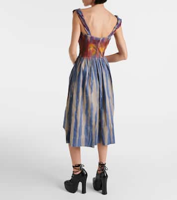 Sunday striped cotton corset dress | Vivienne Westwood