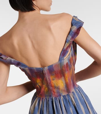 Sunday striped cotton corset dress | Vivienne Westwood