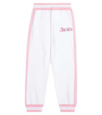 x Barbie® pantalones deportivos de algodón | Monnalisa
