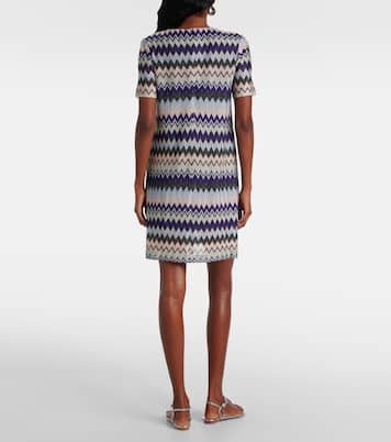 Abito corto in lamé a zig-zag | Missoni