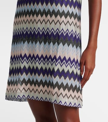 Abito corto in lamé a zig-zag | Missoni