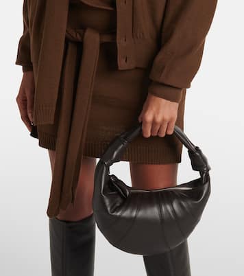 Fortune Croissant Mini leather shoulder bag | Lemaire