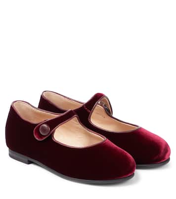 Ballerine Mary Jane in velluto | Il Gufo