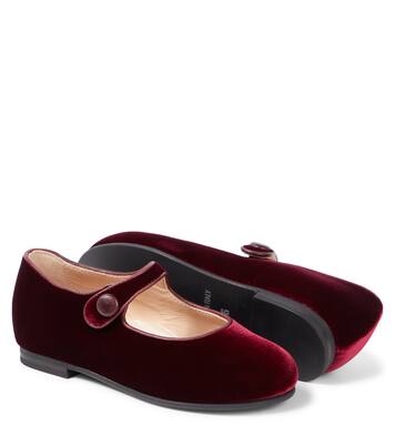 Ballerine Mary Jane in velluto | Il Gufo