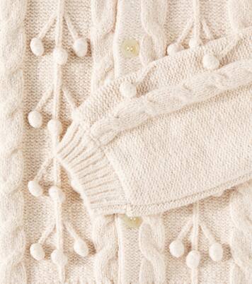 Bobble cable-knit cardigan | Rylee + Cru