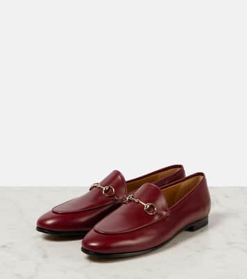 Loafers Gucci Jordaan Horsebit aus Leder | Gucci
