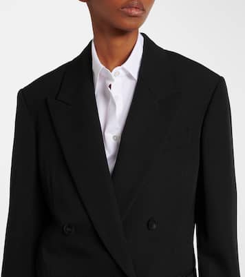Sandon double-breasted wool blazer | The Row