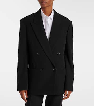 Sandon double-breasted wool blazer | The Row