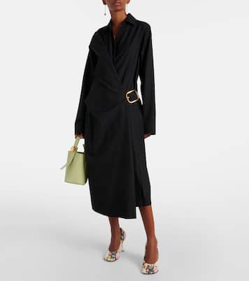Robe midi en laine | Loewe