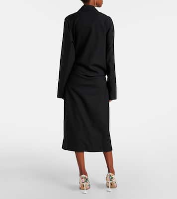 Robe midi en laine | Loewe