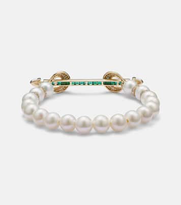 Bracciale Chakra in oro 18kt con diamanti e pietre preziose | Ananya