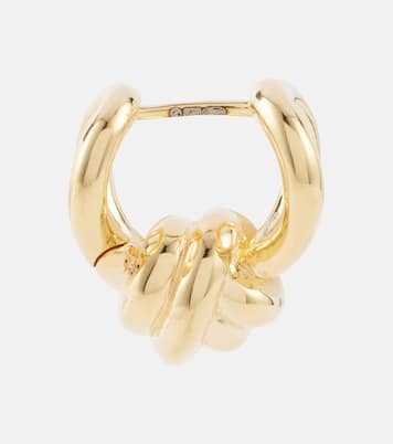 Orecchini Knot in argento sterling bagnati in oro | Bottega Veneta