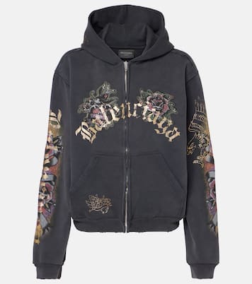 Sweat-shirt à capuche Tacky Tattoo en coton | Balenciaga