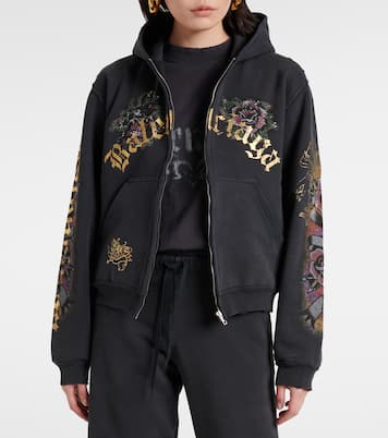 Sweat-shirt à capuche Tacky Tattoo en coton | Balenciaga