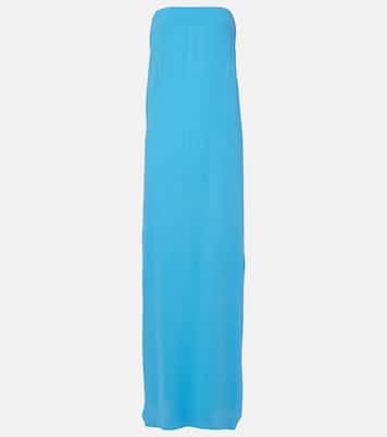 Robe bustier en soie | Christopher Esber