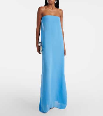 Robe bustier en soie | Christopher Esber