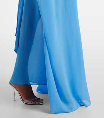 Robe bustier en soie | Christopher Esber