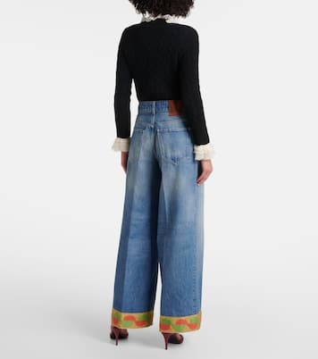 Jean ample à taille haute | Valentino