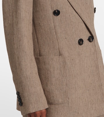 Blazer Genny in crêpe di lino | Loro Piana