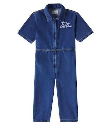 Latzhose Smiling aus Denim | Bobo Choses