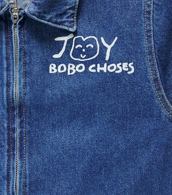 Latzhose Smiling aus Denim | Bobo Choses