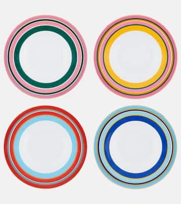 Set of 8 porcelain plates | La DoubleJ