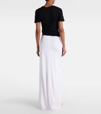 Top cropped Orbit in jersey di cotone | Christopher Esber