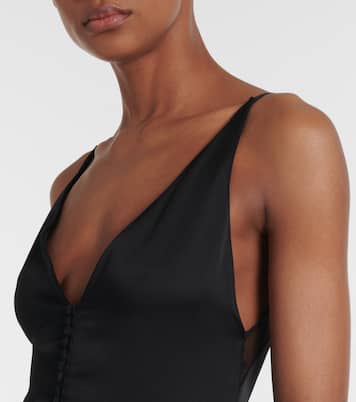 Abito midi in raso | Stella McCartney