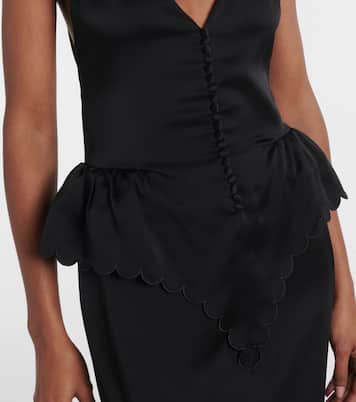 Abito midi in raso | Stella McCartney