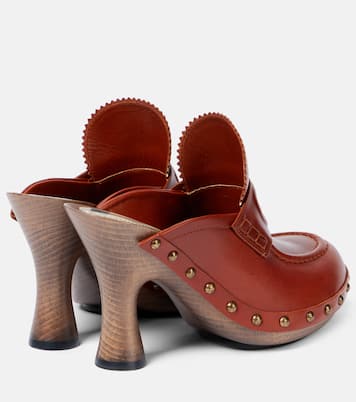 Mules 75 aus Leder | Burberry