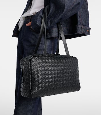 Astra woven leather shoulder bag | The Row