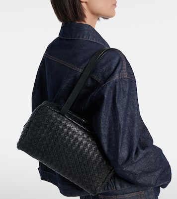 Astra woven leather shoulder bag | The Row