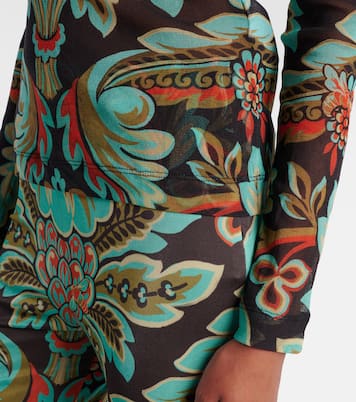 Printed jersey top | Etro