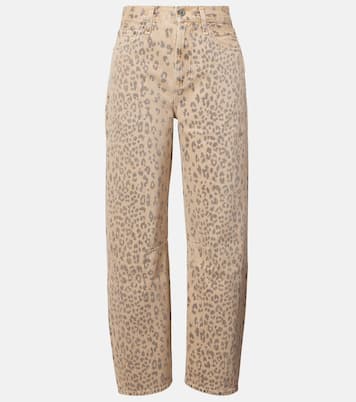 Miro leopard-print barrel-leg jeans | Citizens of Humanity