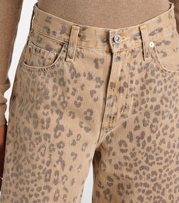 Miro leopard-print barrel-leg jeans | Citizens of Humanity
