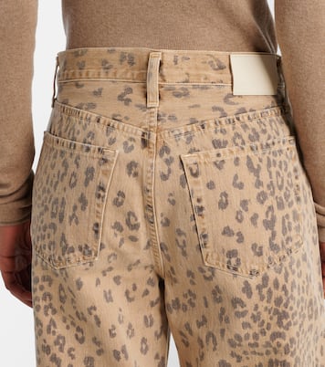 Miro leopard-print barrel-leg jeans | Citizens of Humanity