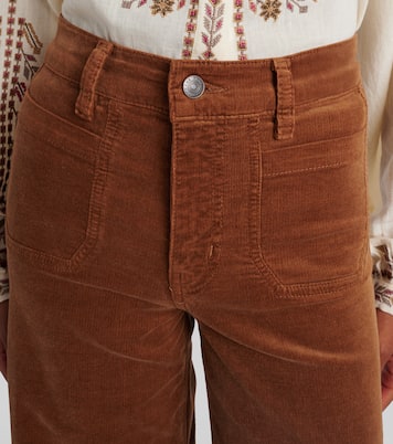 Le Slim Palazzo cotton corduroy wide-leg pants | Frame