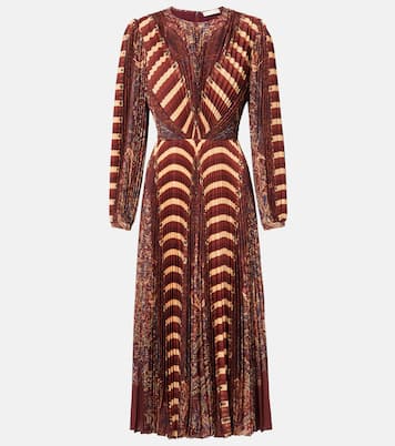 Sarai pleated midi dress | Ulla Johnson