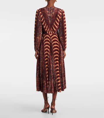 Sarai pleated midi dress | Ulla Johnson