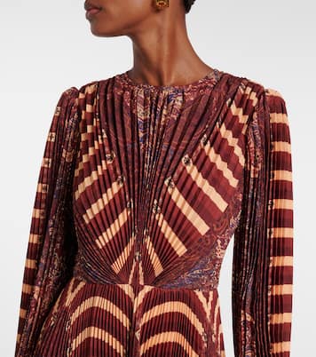 Sarai pleated midi dress | Ulla Johnson