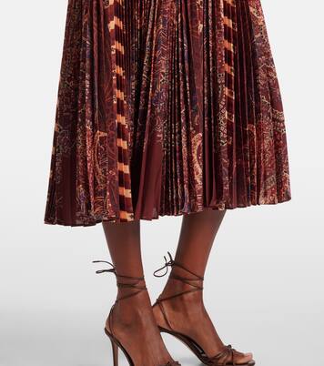 Sarai pleated midi dress | Ulla Johnson