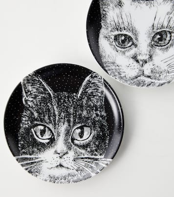 Set de 6 posavasos High Fidelity de porcelana | Fornasetti