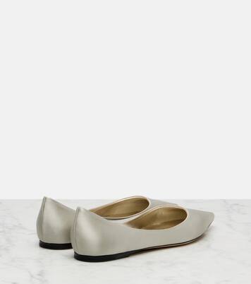 Love satin ballet flats | Jimmy Choo