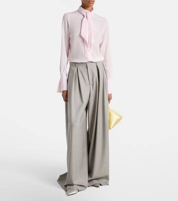 Love satin ballet flats | Jimmy Choo