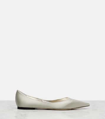 Love satin ballet flats | Jimmy Choo