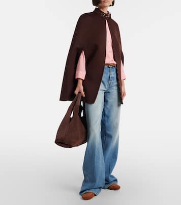 Gucci Softbit Maxi suede shoulder bag | Gucci