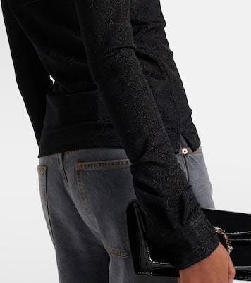 GG sheer lamé shirt | Gucci