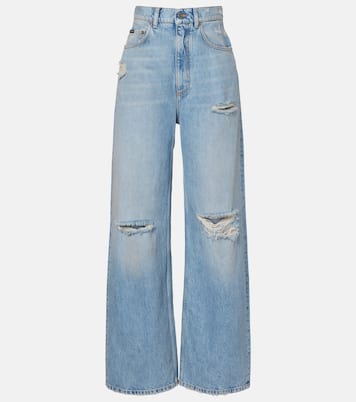 Distressed wide-leg jeans | Dolce&Gabbana