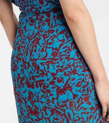 Jupe midi imprimée | Dries Van Noten